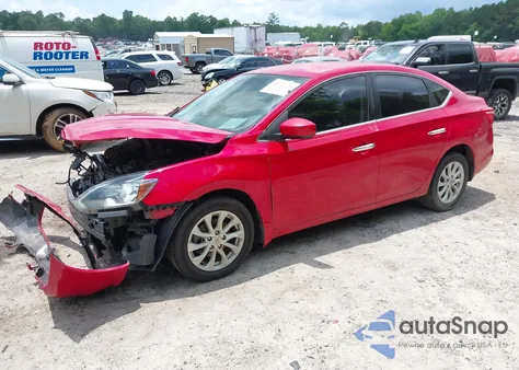 2018 Nissan Sentra Sv z USA, uszkodzony, nr VIN 3N1AB7AP9JY267649